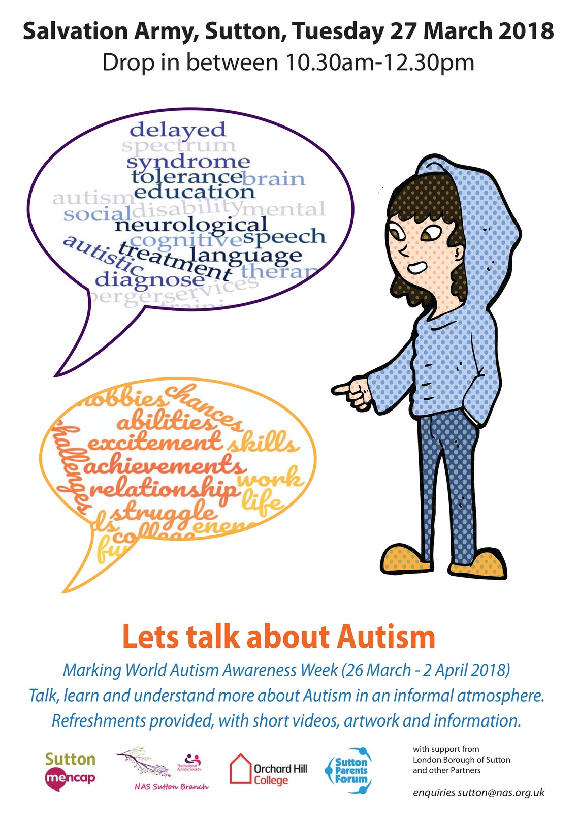 
Let’s Talk About Autism Poster
