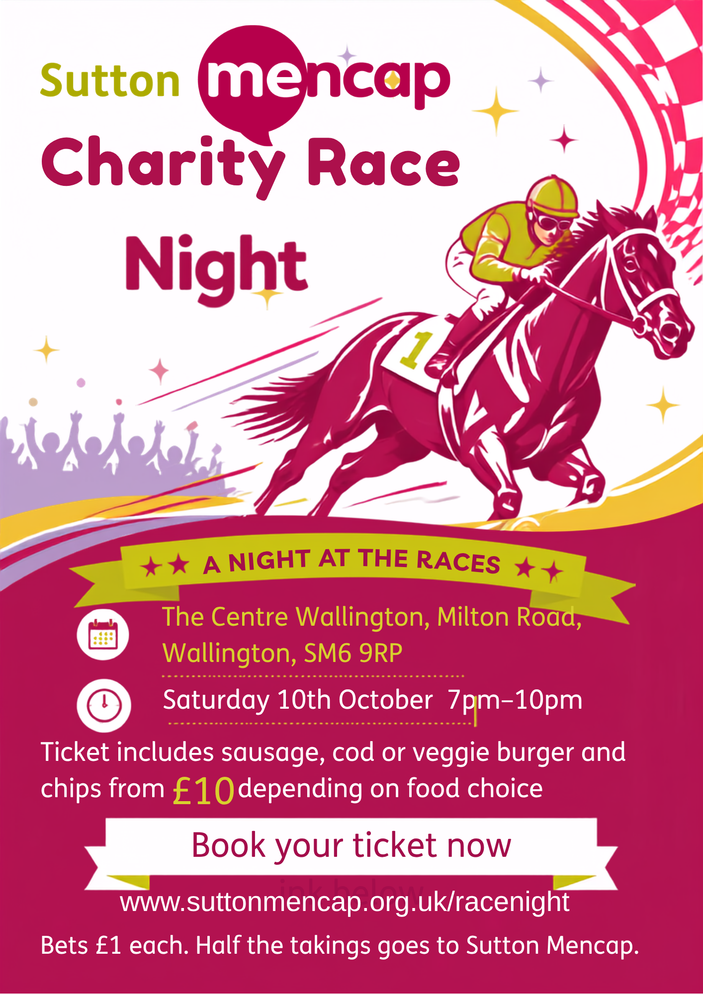 Charity Race Night Poster