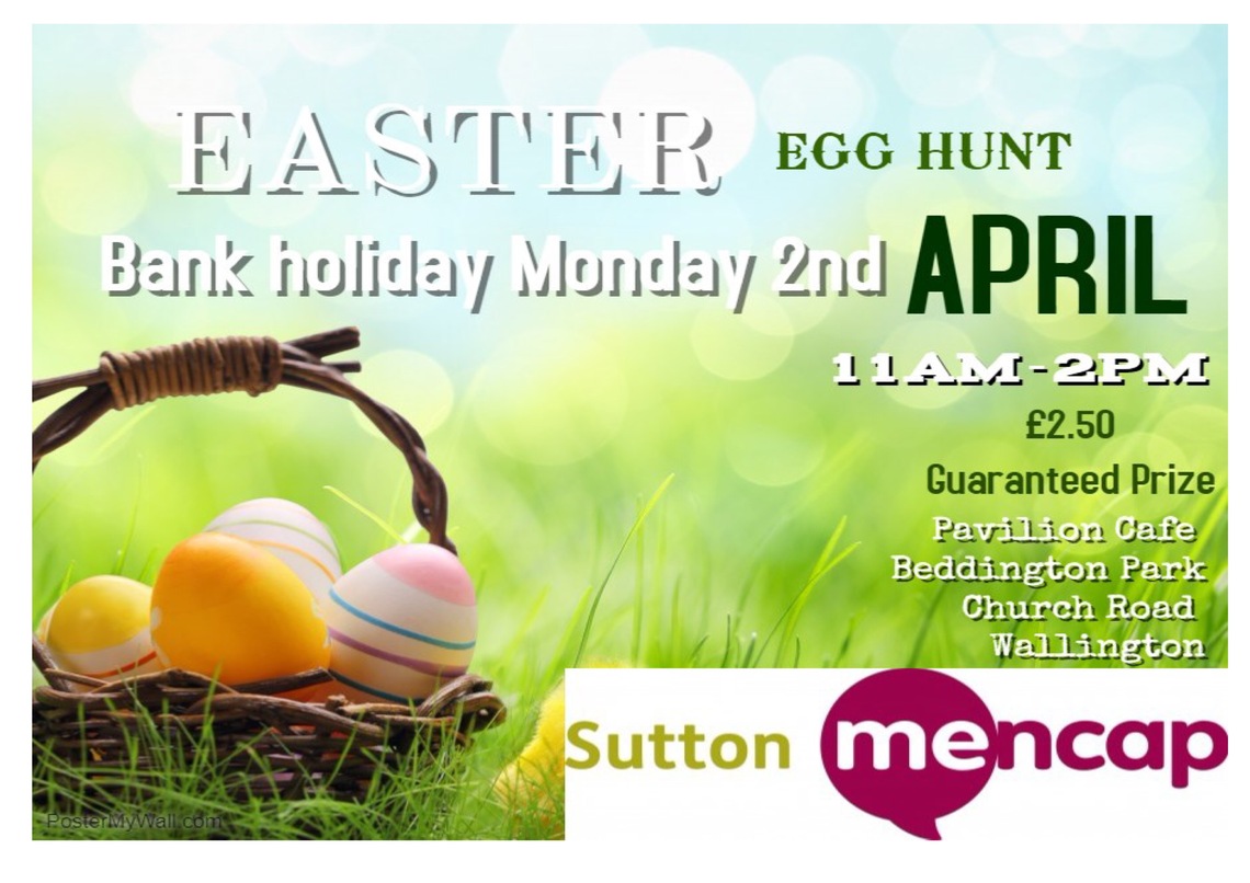 
Sutton Mencap Easter Egg Hunt Poster