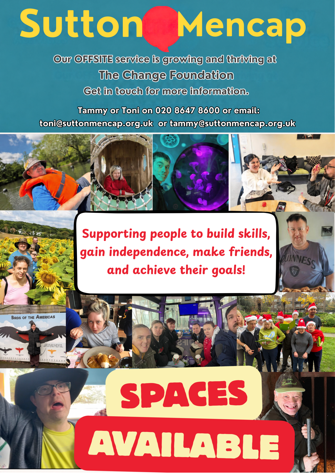 Spaces available on Off-Site service