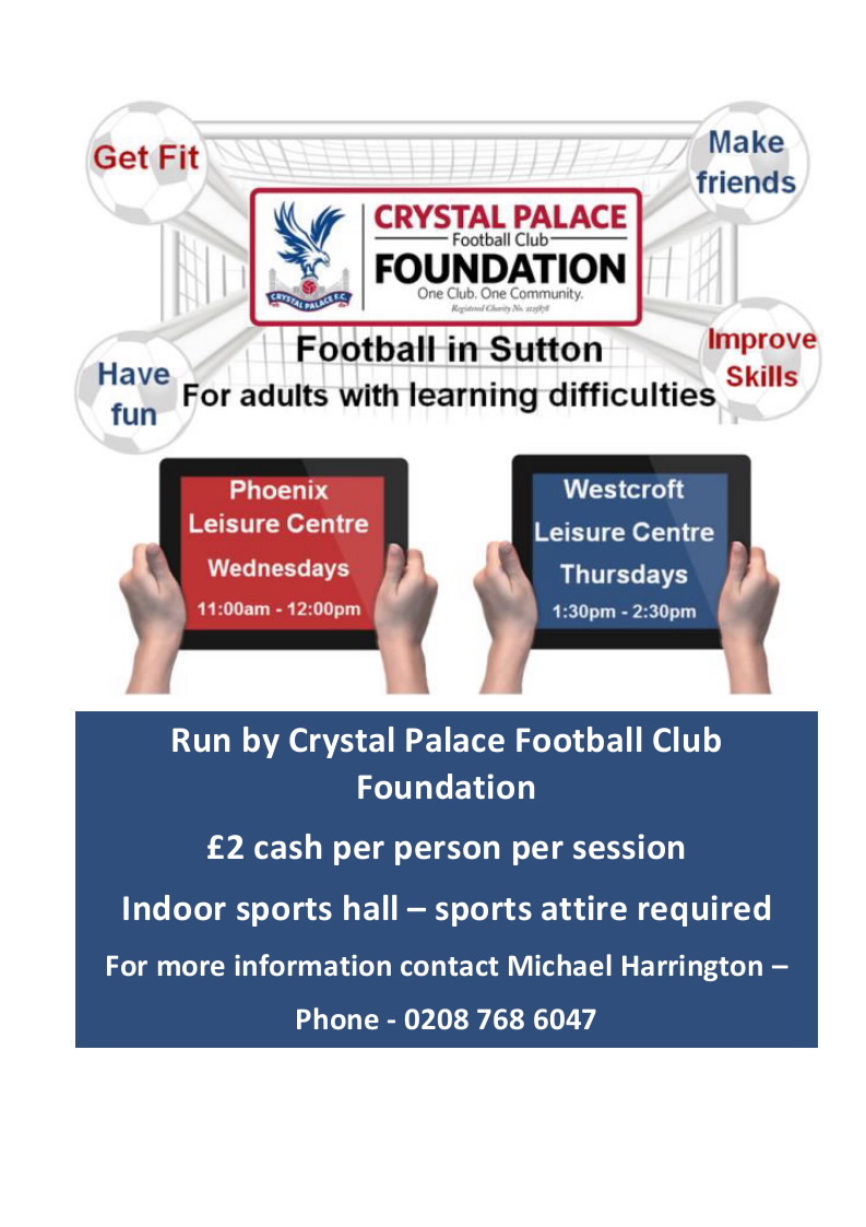 Sutton ld fSootball leaflet